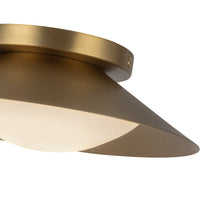 Kuzco Lighting - WS77909-BG/OP - LED Wall Sconce - Cleo - Brushed Gold/Opal Glass