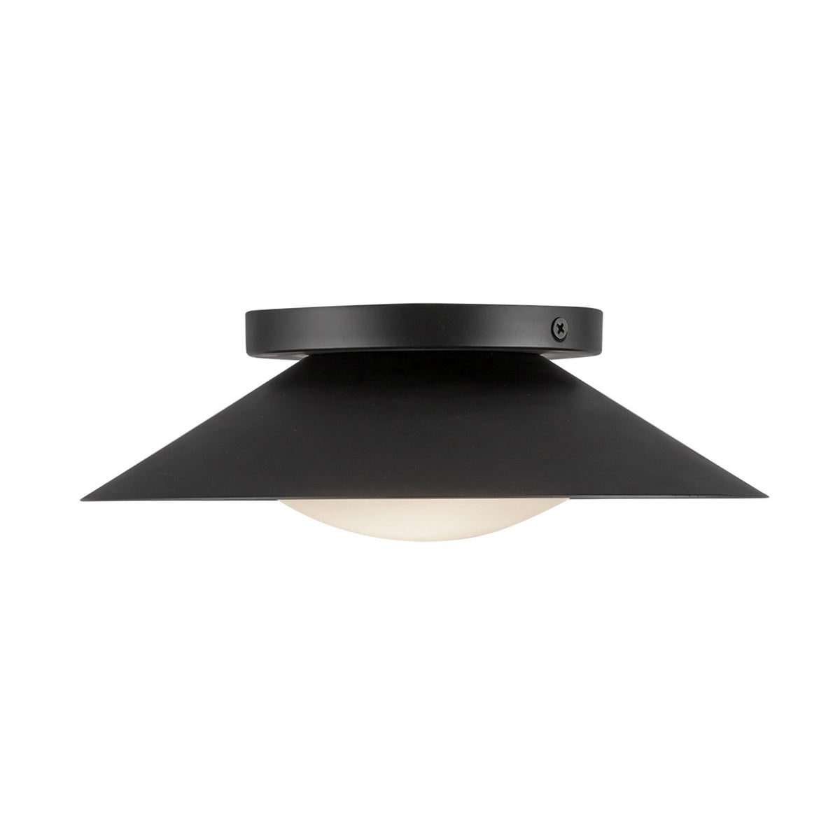 Kuzco Lighting - WS77909-BK/OP - LED Wall Sconce - Cleo - Black/Opal Glass