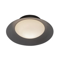 Kuzco Lighting - WS77909-BK/OP - LED Wall Sconce - Cleo - Black/Opal Glass