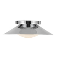 Kuzco Lighting - WS77909-CH/OP - LED Wall Sconce - Cleo - Chrome/Opal Glass