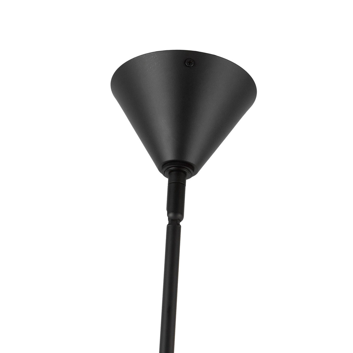 Alora - CH497445MBWL - Four Light Chandelier - Bridgette - Matte Black/White Linen