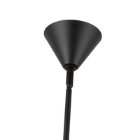 Alora - CH497445MBWL - Four Light Chandelier - Bridgette - Matte Black/White Linen