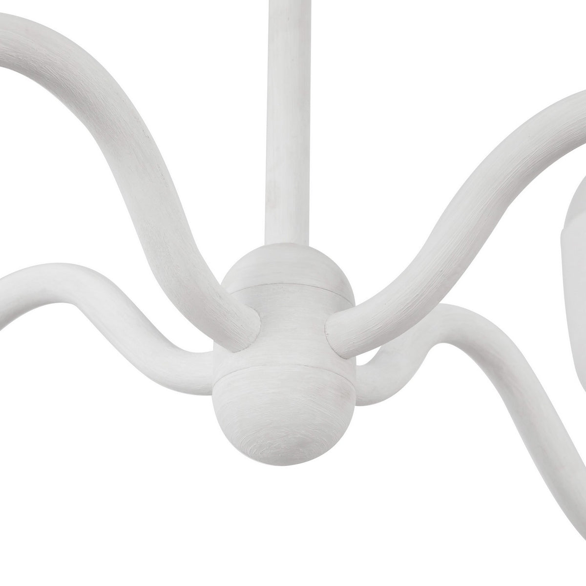Alora - CH558427AWOP - Four Light Chandelier - Effie - Antique White/Opal Glass