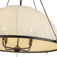 Alora - CH661433MB - Four Light Chandelier - Crosby - Matte Black
