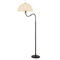 Alora - FL661068MB - One Light Floor Lamp - Crosby - Matte Black