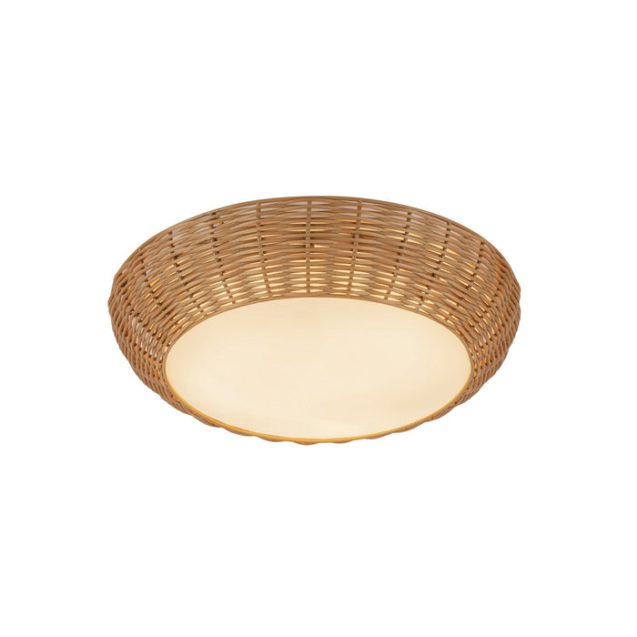 Alora - FM511014RA - Two Light Flush Mount - Merida - Rattan