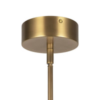 Alora - MP316403VBMS-UNV - LED Pendant - Astrid - Metal Shade/Vintage Brass