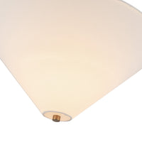 Alora - PD497016BGWL - One Light Pendant - Bridgette - Brushed Gold/White Linen