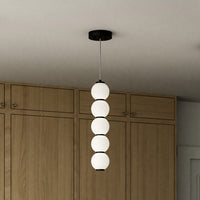 Alora - PD531515MBOP-UNV - LED Pendant - Bijou - Matte Black/Opal Matte Glass