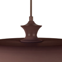 Alora - PD557015BGD - One Light Pendant - Minori - Burgundy