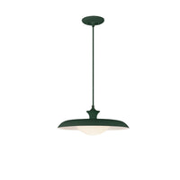 Alora - PD557015PGN - One Light Pendant - Minori - Pine Green