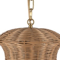 Alora - PD641011BG - One Light Pendant - Kai - Brushed Gold