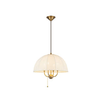 Alora - PD661418BG - Four Light Pendant - Crosby - Brushed Gold