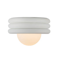 Alora - SF426012AW - One Light Semi-Flush Mount - Harvey - Antique White