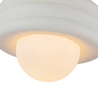 Alora - SF426012AW - One Light Semi-Flush Mount - Harvey - Antique White