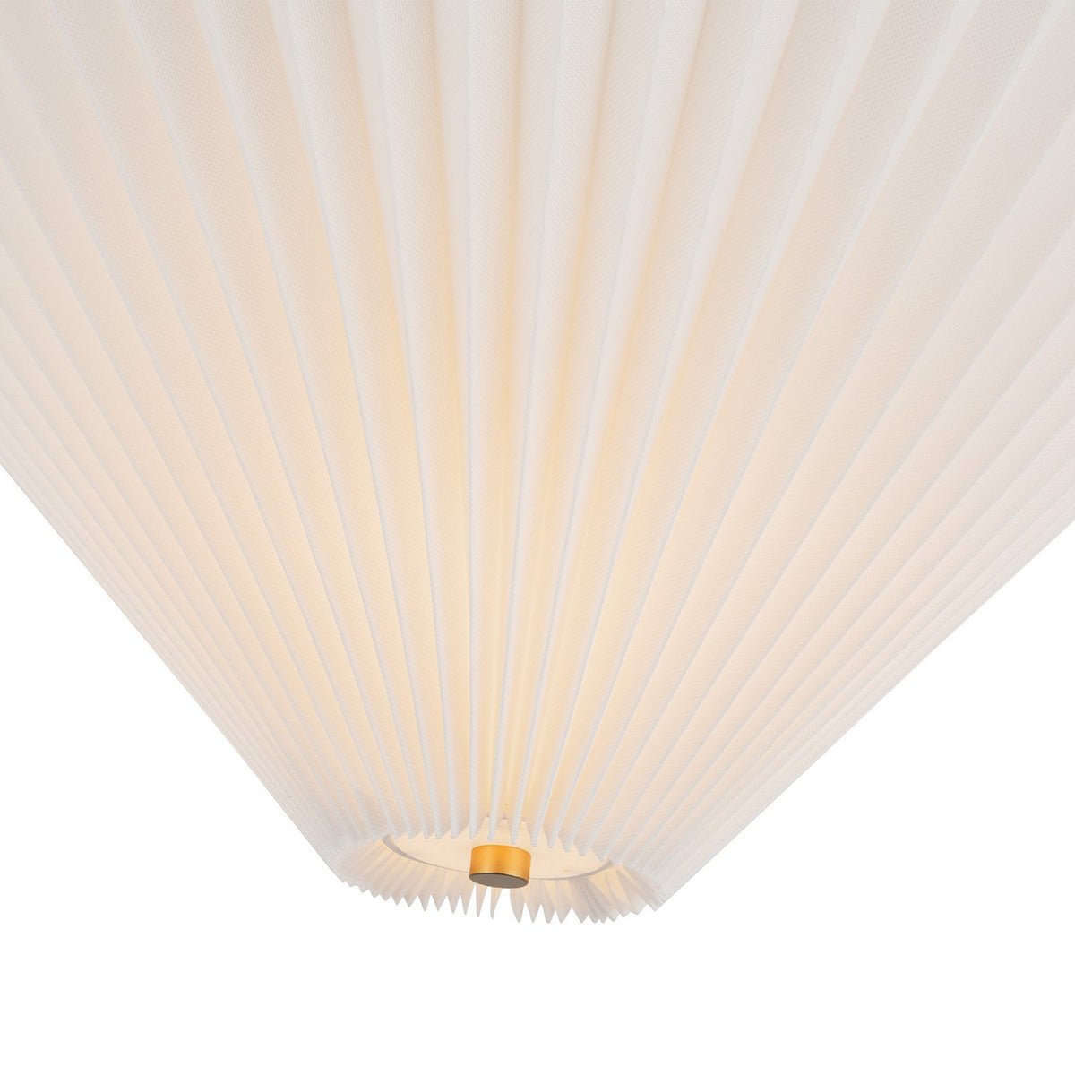 Alora - SF497016BGFW - One Light Semi-Flush Mount - Bridgette - Brushed Gold/Folded White