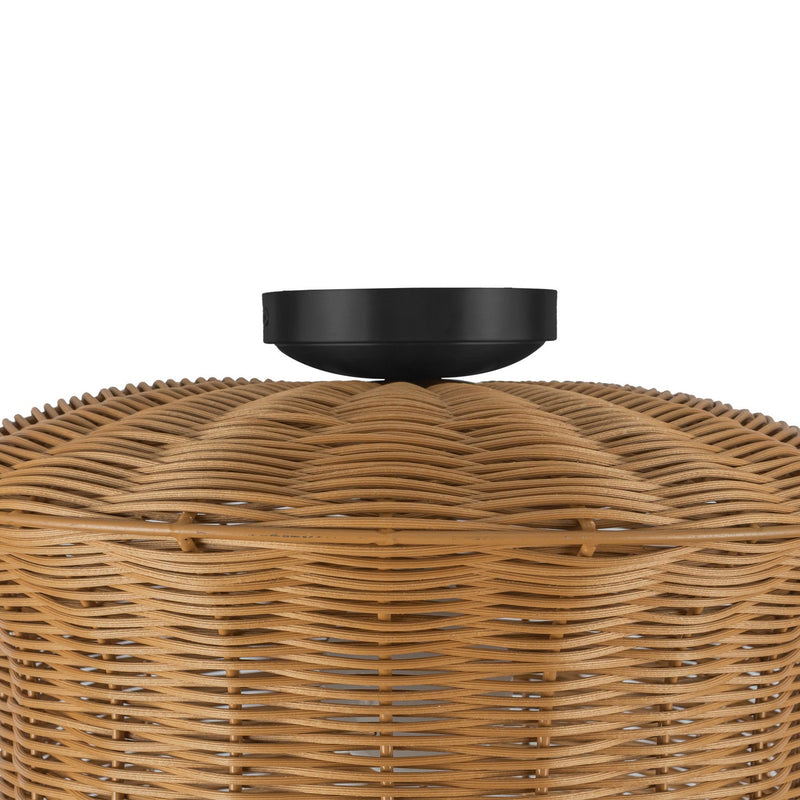 Alora - SF641016MB - One Light Semi-Flush Mount - Kai - Matte Black