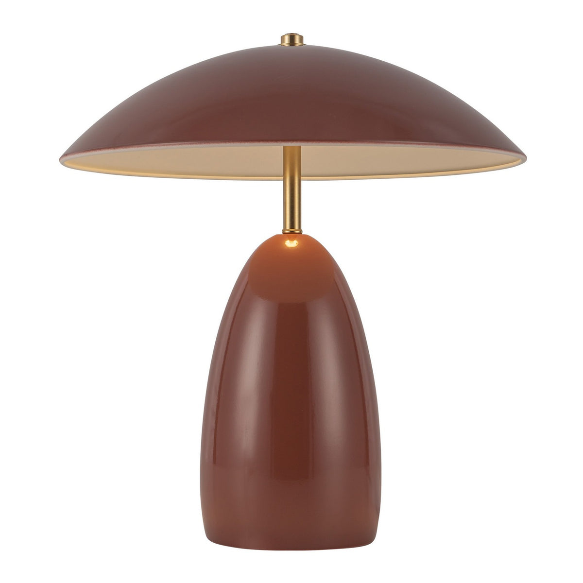 Alora - TL437012BGD - LED Table Lamp - Poppy - Burgundy