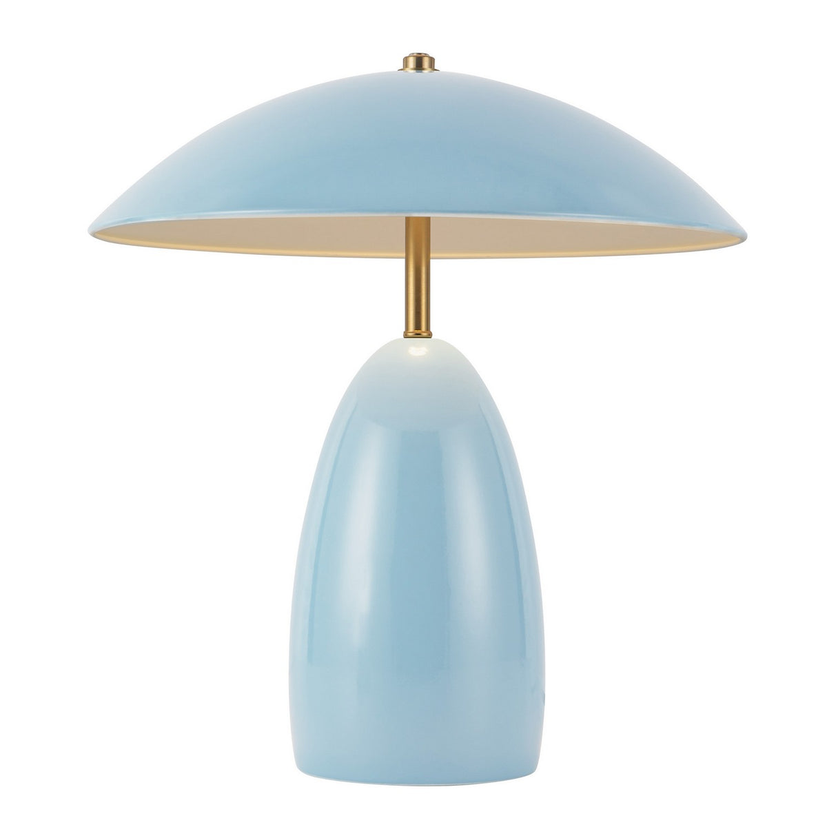 Alora - TL437012CER - LED Table Lamp - Poppy - Cerulean