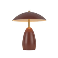 Alora - TL437409BGD - LED Table Lamp - Poppy - Burgundy