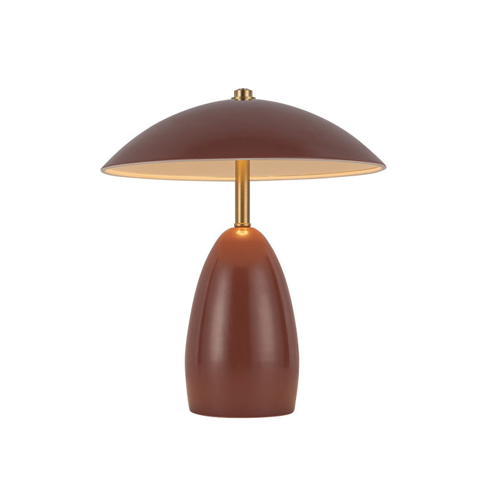 Alora - TL437409BGD - LED Table Lamp - Poppy - Burgundy