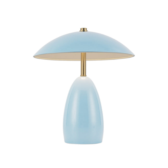 Alora - TL437409CER - LED Table Lamp - Poppy - Cerulean