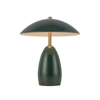 Alora - TL437409PGN - LED Table Lamp - Poppy - Pine Green