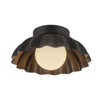 Alora - WV436910MBOP-3WCCT-UNV - LED Wall/Vanity - Soleil - Matte Black/Opal Glass