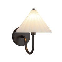 Alora - WV451808MBOP - One Light Vanity - Serena - Matte Black/Opal Glass