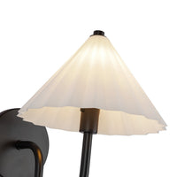 Alora - WV451808MBOP - One Light Vanity - Serena - Matte Black/Opal Glass