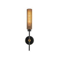 Alora - WV491120MBTJ - One Light Vanity - Colby - Matte Black/Tan Jute