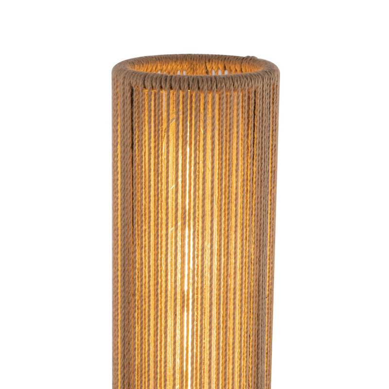 Alora - WV491223MBTJ - Two Light Vanity - Colby - Matte Black/Tan Jute