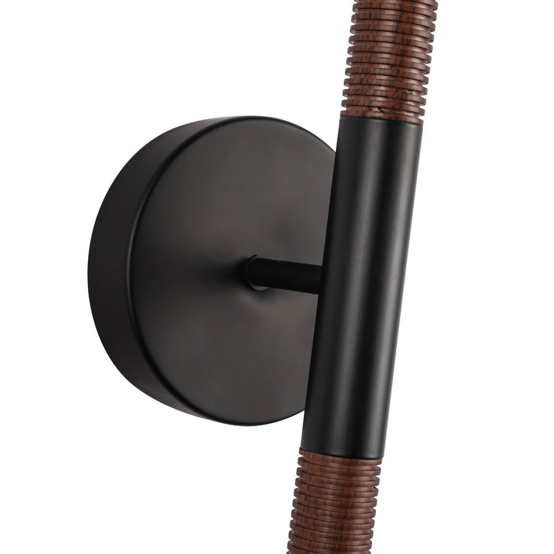 Alora - WV612223MBOP-UNV - LED Wall/Vanity - Arden - Matte Black/Opal Glass