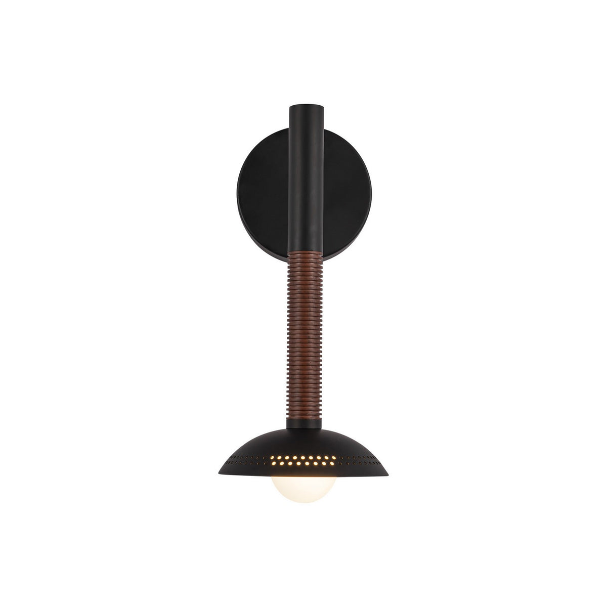 Alora - WV616114MBOP-UNV - LED Wall/Vanity - Arden - Matte Black/Opal Glass