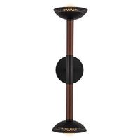 Alora - WV616223MBOP-UNV - LED Wall/Vanity - Arden - Matte Black/Opal Glass