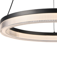 Artcraft - AC6832BK - LED Pendant - Ari - Black