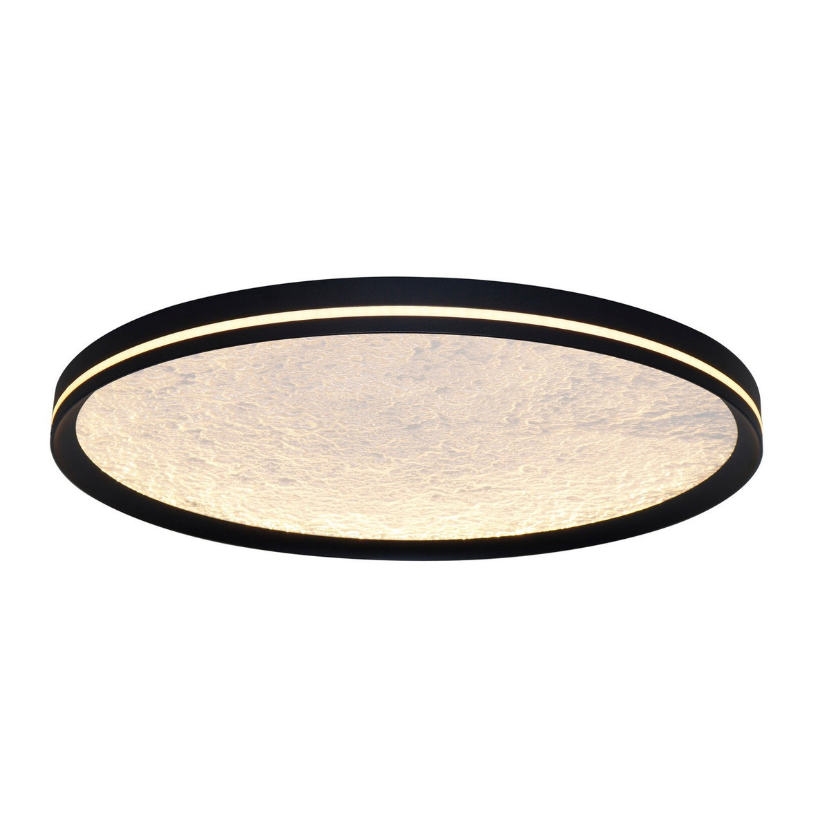 Artcraft - AC6872BK - LED Flush Mount - Luna - Black