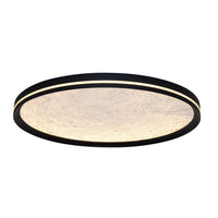 Artcraft - AC6872BK - LED Flush Mount - Luna - Black
