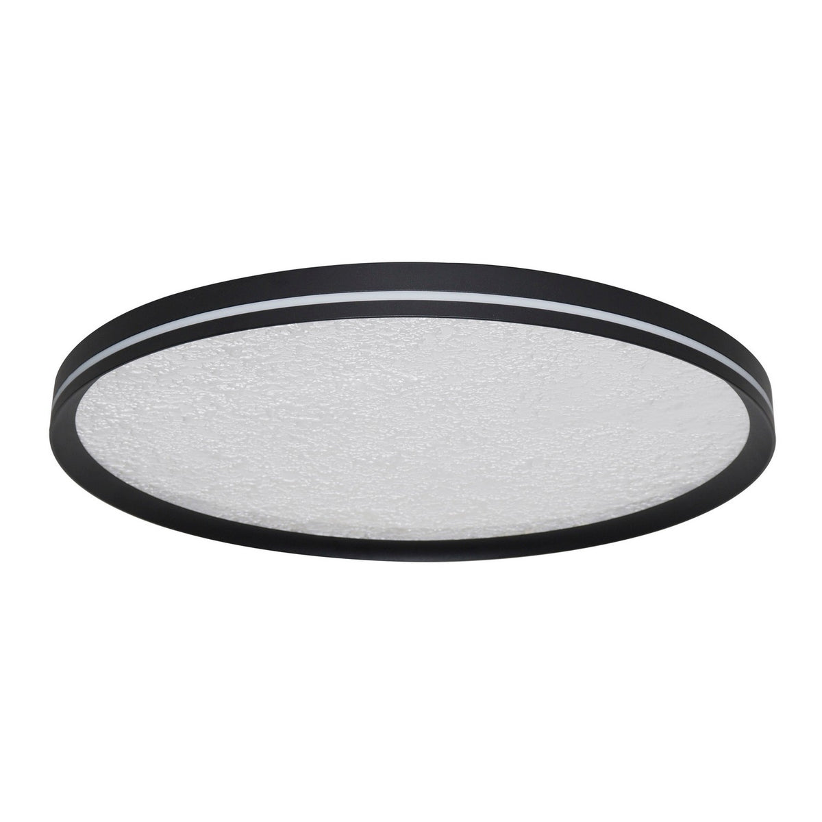 Artcraft - AC6872BK - LED Flush Mount - Luna - Black