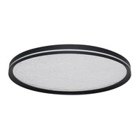 Artcraft - AC6872BK - LED Flush Mount - Luna - Black