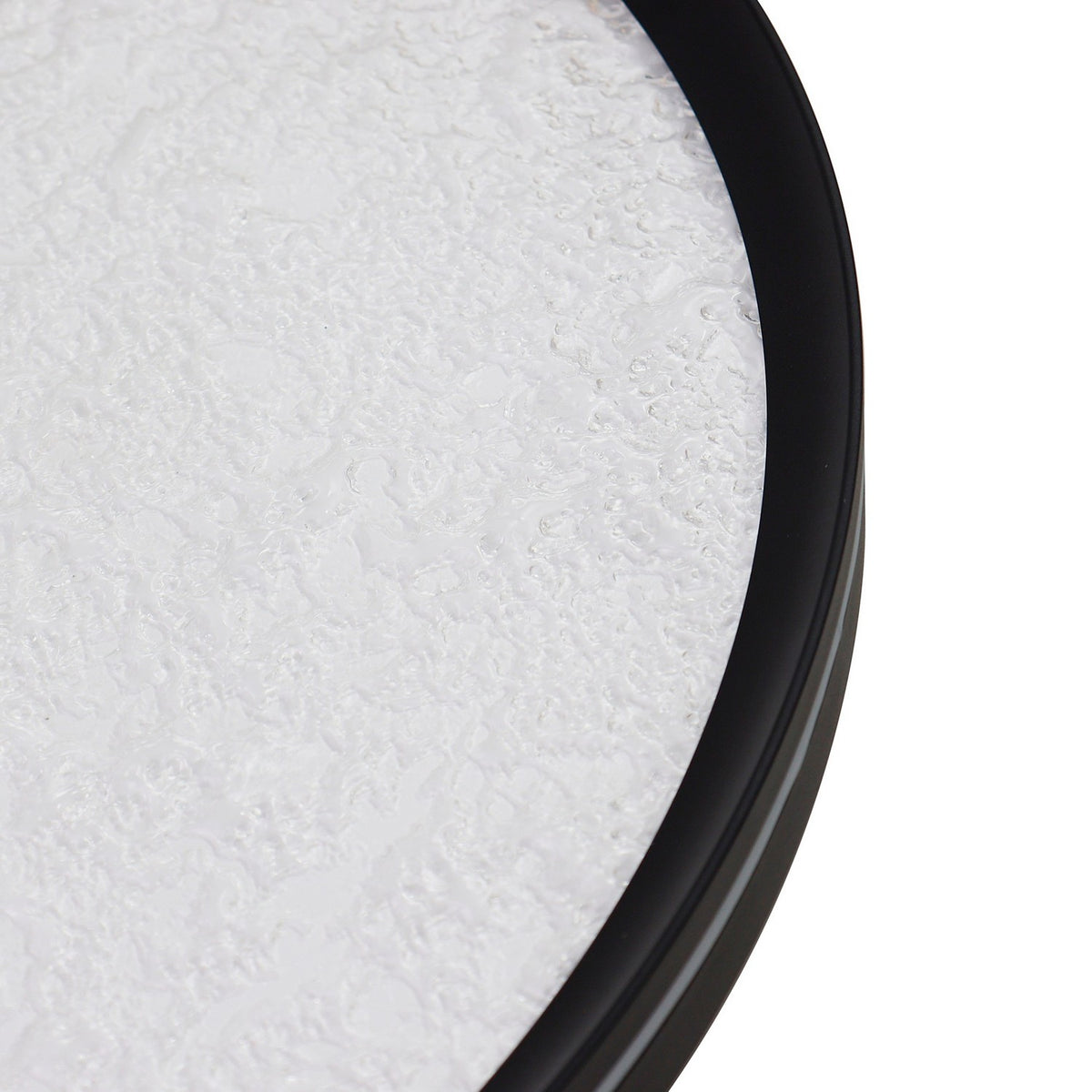 Artcraft - AC6872BK - LED Flush Mount - Luna - Black