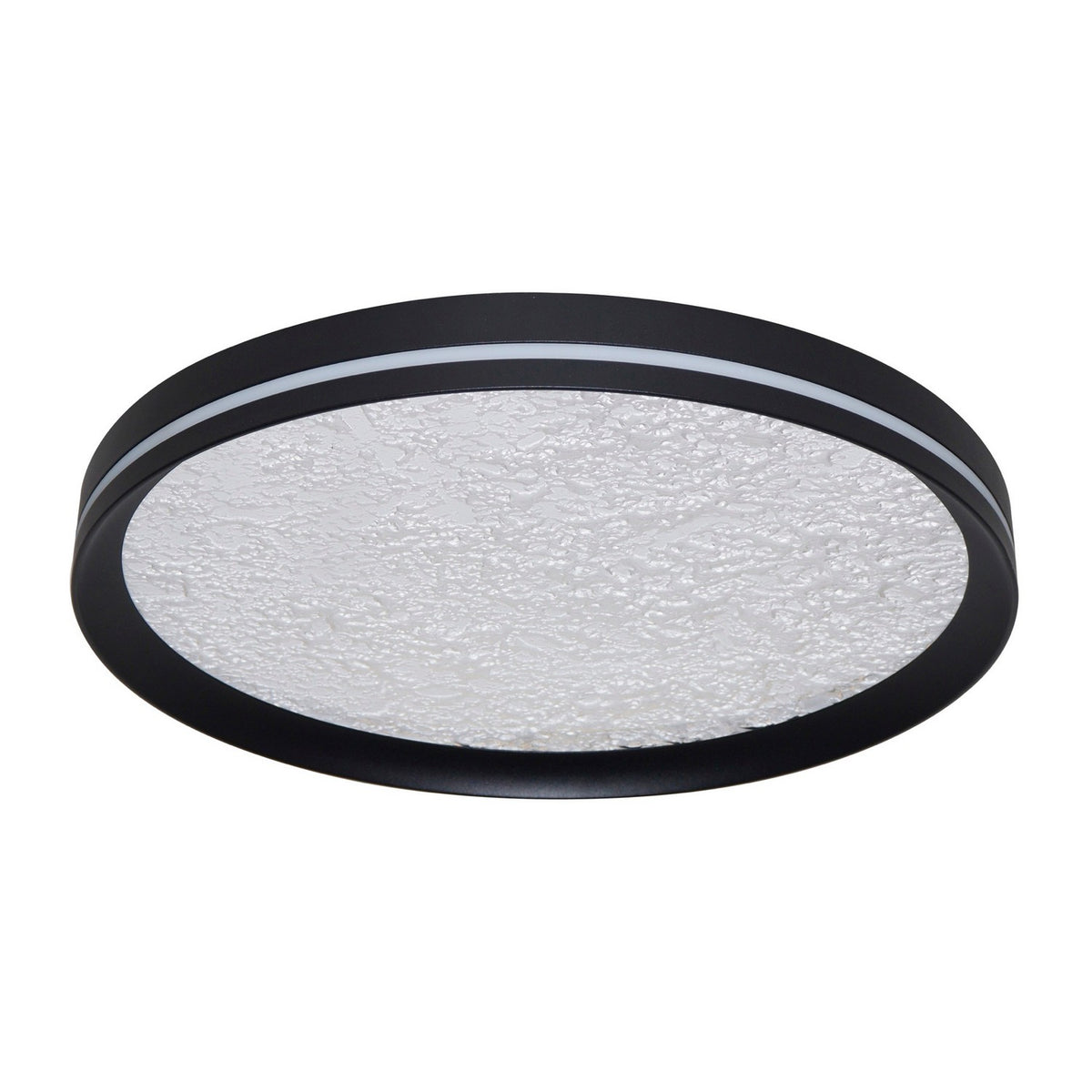 Artcraft - AC6872BK - LED Flush Mount - Luna - Black
