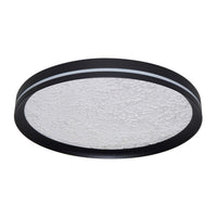 Artcraft - AC6872BK - LED Flush Mount - Luna - Black