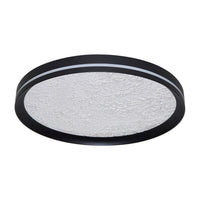 Artcraft - AC6873BK - LED Flush Mount - Luna - Black