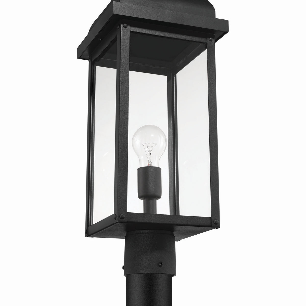 Artcraft - AC8183BK - One Light Outdoor Post Mount - Madrid - Black