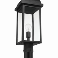 Artcraft - AC8183BK - One Light Outdoor Post Mount - Madrid - Black