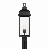 Artcraft - AC8183BK - One Light Outdoor Post Mount - Madrid - Black