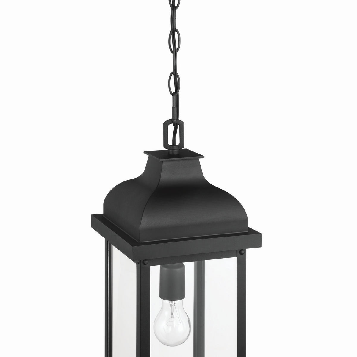 Artcraft - AC8185BK - One Light Outdoor Pendant - Madrid - Black