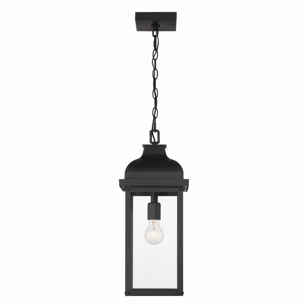 Artcraft - AC8185BK - One Light Outdoor Pendant - Madrid - Black