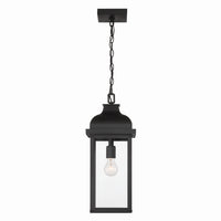 Artcraft - AC8185BK - One Light Outdoor Pendant - Madrid - Black